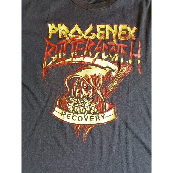 Progenex T-Shirt Men's Size Medium Black Jack-o'-lantern Graphic - Picture 2 of 8